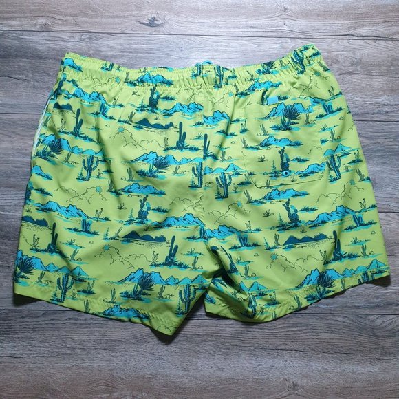 George Men XXL 44-46 Swim Trunks Shorts Drawstring Beach Pool Vacation Desert - Picture 6 of 6